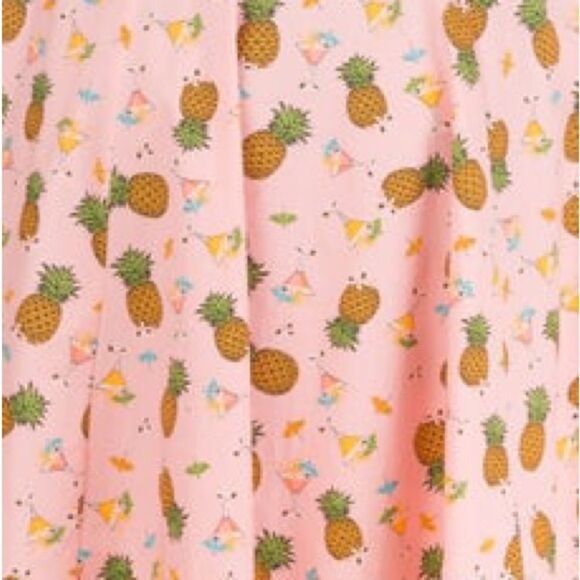 BANNED APPAREL NWOT Pineapple Retro Swing Love Halter Dress - Picture 7 of 14